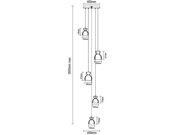 KATRIA závesná krištáľová lampa - V30045 8