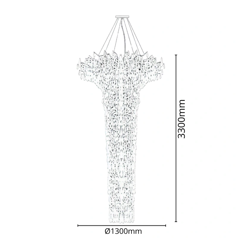 GOCCIA függő kristálycsillár 3300 - V20035 6