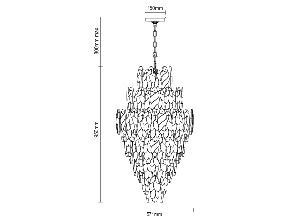 CHOREO závesný luster 571 - V20118 11