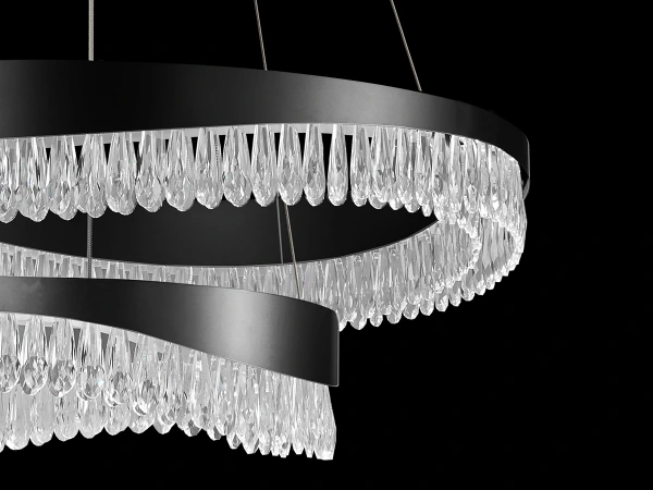 AURORA závesný krištáľový luster 800+450 - V30078 11