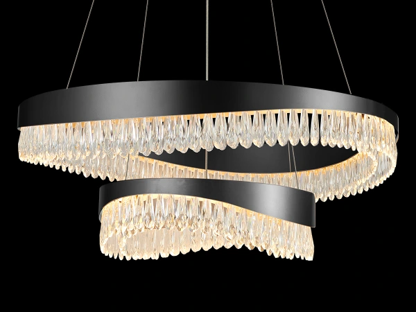 AURORA závesný krištáľový luster 800+450 - V30078 10