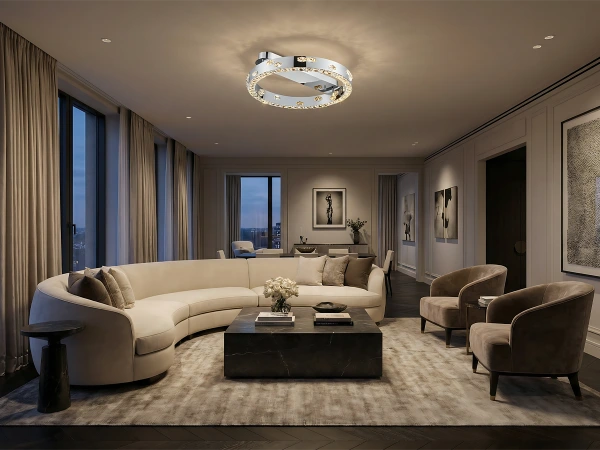 CLARIS stropný krištáľový luster 600 - V30007 2