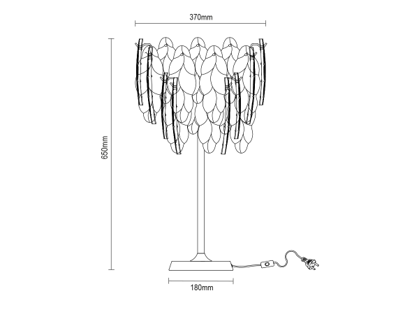 CHOREO stolná lampa 650 - V20120 8
