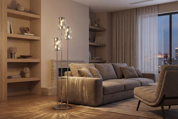 CLARIS stojaca krištáľová lampa - V30012 2