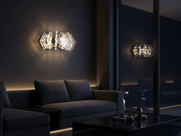 PIKASO Nástenný krištáľový luster - V30025 5