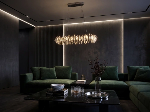 PIKASO závesný krištáľový luster 1050 - V30021 6