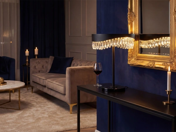 AURORA stolná krištáľová lampa 500 - V30083 2