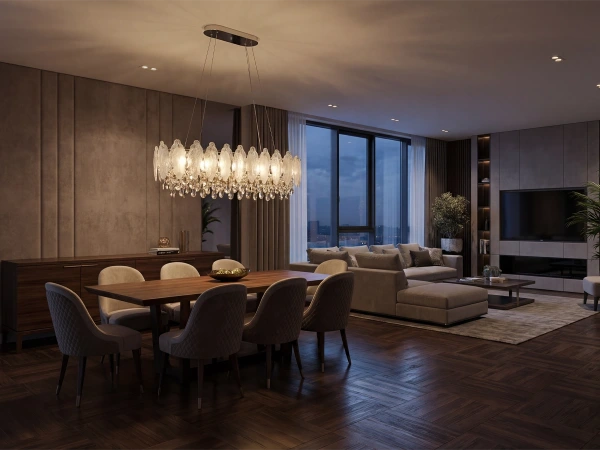 GURU závesný krištáľový luster 1050x300 - V20101 2