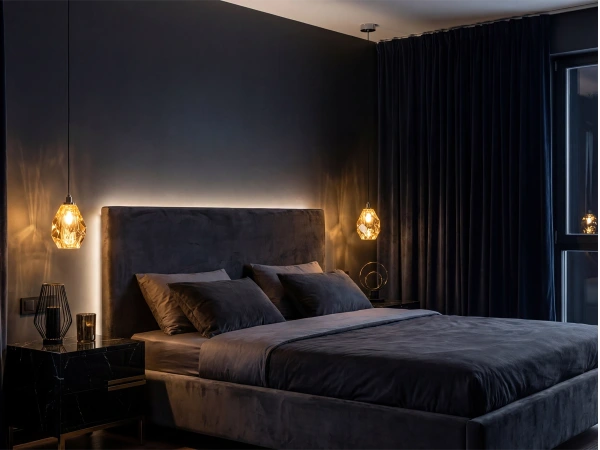 DIAMOR AMBER závesná krištáľová lampa - V30052 1