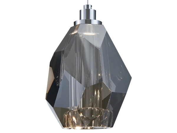 DIAMOR SMOKE závesná krištáľová lampa - V30053 4