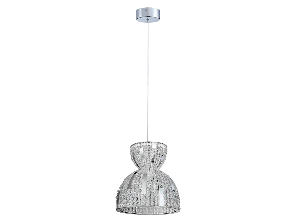 Elegantné svietidlá s krištáľovými prvkami, ktoré prinášajú jemný lesk a štýlovú atmosféru do priestoru.