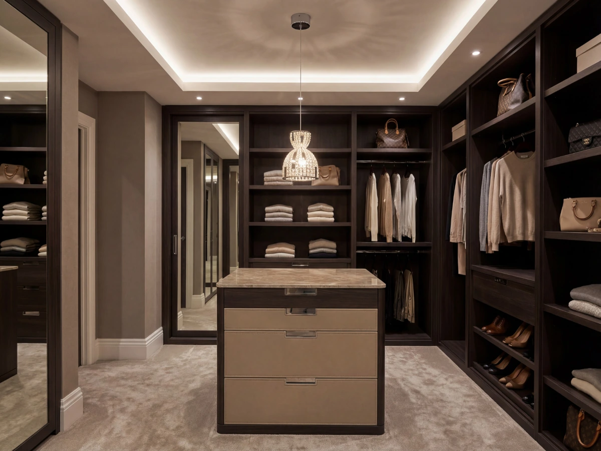 Krištáľové svietidlá s jemným efektom svetla pre príjemnú atmosféru v priestore.